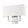 Livex Lighting Hollborn 3 - Light Wall Light in  Brushed Nickel - 2 of 4