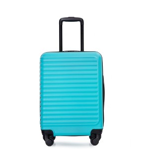 20" Carry On Luggage With 360 Degree Spinner Wheels Lightweight Suitcase With Adjustable Pull Rod For Men Women - 1 of 4