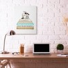 Stupell Industries Gold Blue Perfume Bookstack Canvas Wall Art - 2 of 4