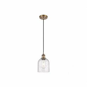 Bella - 1 Light Cord Hung Mini Pendant In Industrial Style-9.5 Inches Tall and 5.5 Inches Wide - 1 of 1