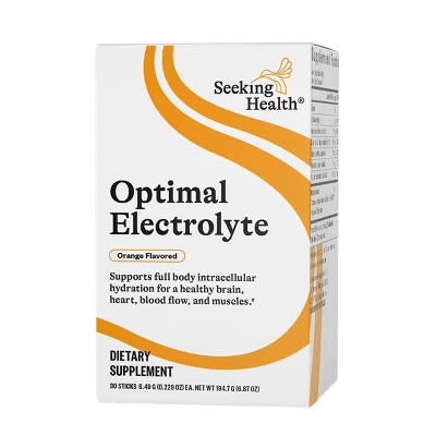 Seeking Health Optimal Electrolyte Sticks Orange Flavored