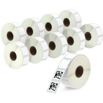 BETCKEY  Compatible  30332 , 1in x 1in Square Multipurpose Labels  Compatible with  Labelwriter 450, 4XL & Zebra Desktop Printers 10 Rolls/7500 Labels