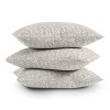 16"x16" Holli Zollinger Poppy Square Throw Pillow Gray - Deny Designs: Indoor Abstract Design, Removable Cover - 4 of 4