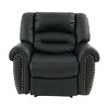 Poundex,Power Recliner-Black - 2 of 4