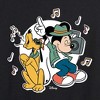 Women's - Disney - Mickey & Friends Lightweight French Terry Wide Neck Long Sleeve Shirt - 2 of 4