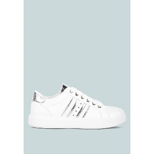 Claude Faux Leather Back Panel Detail Women Sneakers - 1 of 4