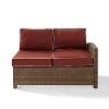 Bradenton Steel Outdoor Right Side Sectional Sangria/Weathered Brown - Crosley - 2 of 4