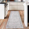 Vintage Style Area Rugs - Non-Slip Reversible Machine Washable Rug, Soft Boho Rug for Living Room Bedroom - 2 of 4