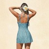 Women's Scoop Neck Tie Knot One Piece Swimsuit Swim Dress - Cupshe - 4 of 4