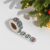 Unique Bargains Christmas Stickers for Ceramic Glass Metal Paper Plastic Peel Green Red White 1 Pcs - 2 of 4