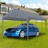 Racxily 10x20ft Carport Replacement Canopy Cover, Waterproof&UV Protected Tarp with 72 Elastic Buckles for Garage Shelter, (Only Cover) - 4 of 4