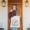 City Creek Prints Merry And Bright Adventures Canvas Tote Bag - 15x16 - Natural - 2 of 2