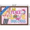 Trends International Jojo Siwa - Peace Love Unicorns Framed Wall Poster Prints - 3 of 4