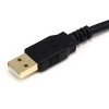Monoprice USB Type-A to USB Type-A Female 2.0 Extension Cable - 10 Feet - Black (5 Pack) 28/24AWG, Gold Plated Connectors - 3 of 3