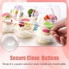 30 Pack 6 Count Cupcake Containers with Detachable Tall Dome Lids for 180 Cupcakes, Stackable BPA Free - 3 of 4