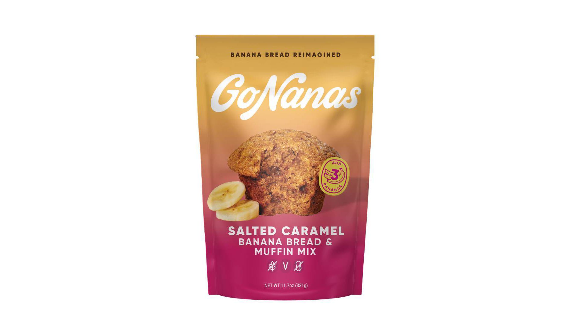 GoNanas Salted Caramel Banana Bread - 11.07oz