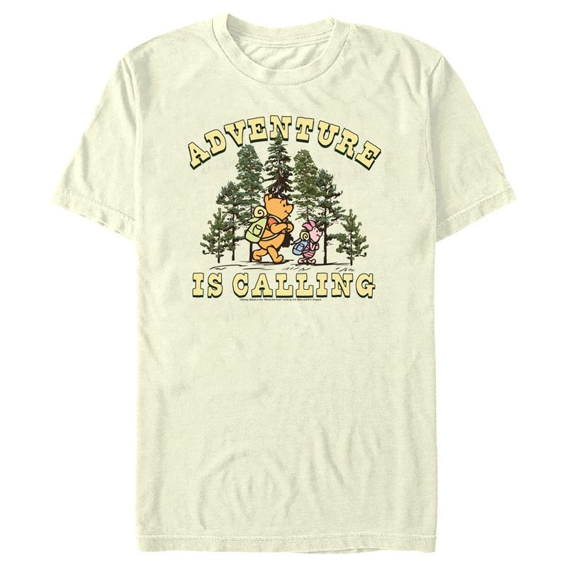 Men's Winnie the Pooh Adventure Is Calling T-Shirt, 1 of 5