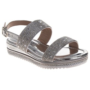Badgley Mischka Girls' Buckle Wedge Sandals (Toddlers) - 1 of 4