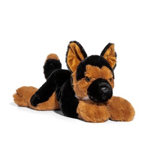 FAO Schwarz German Shepherd Cuddly Ultra-Soft Fur 15" Stuffed Animal - 1 of 4