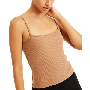 I.N.C International Concepts Womens Ribbed Tank Top, Beige, X-Large - 1 of 1