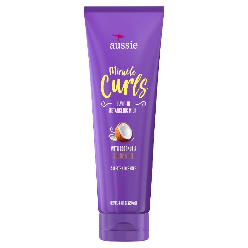 Aussie Miracle Curls with Coconut Oil Detangling Milk Treatment - 8.4 fl oz, 3 of 12
