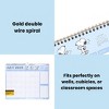 Yoobi 12"x15" 2025-2026 Peanuts Monthly Wall Calendar Blue Snoopy Dance, School Supplies - 4 of 4