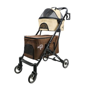 Petique Deluxe Double Decker Pet Stroller For Multiple Small Pets - Holds Up To 33 LB - 1 of 4