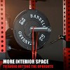 3"x3" Power Cage, Multi-Function Power Rack with LAT Pull Down Pulley System, Commercial Squat Rack with 3x3 Attachment, 1500 lbs - 3 of 4