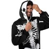 Joyfy Skeleton Costume for Adult Men - Plush Skeleton Pajamas for Halloween Parties - 4 of 4