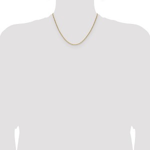 Chisel Stainless Steel Polished Yellow IP-plated 1.9mm Cable Chain Necklace 18" - 1 of 4