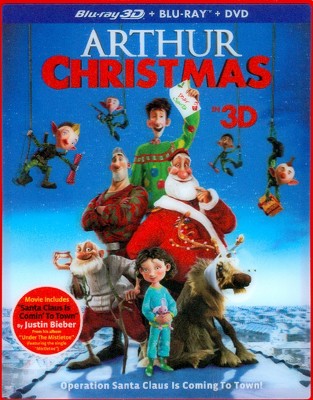 Arthur Christmas (2D + 3D) (Blu-ray + DVD + Digital)