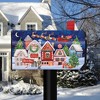 North Pole Magic Christmas Magnetic Mailbox Cover Santa Sleigh Standard Briarwood Lane - 2 of 3