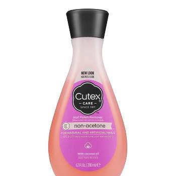 Cutex Non-Acetone Nail Polish Remover for Natural and Artificial Nail with Coconut Oil  - 6.7 fl oz