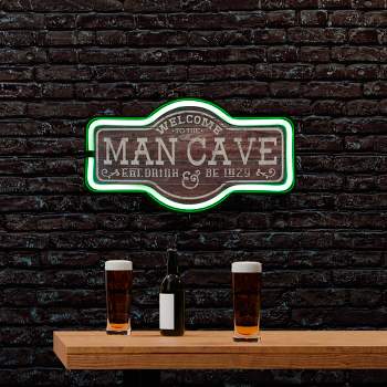 Northlight 17" Green LED Lighted  Man Cave Neon Style Wall Sign