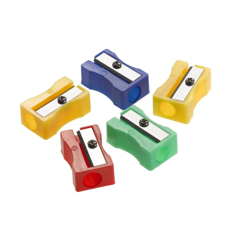 Charles Leonard Plastic Pencil Sharpener, One Hole, Assorted Colors, Pack of 144, 2 of 3