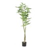 Artificial Wealth Tree, Indoor Pachira Macrocarpa Tree Artificial Plants, Fake Tree for Home Office Living Room Floor, Indoor Outdoor Decoration Gift - 4 of 4