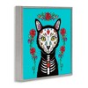 Stupell Industries Celebration of Life Cat Portrait Black Framed Giclee Art - 3 of 4