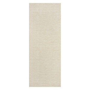 Coolmee Area Rugs for Living Room Modern Stripe Style Low Pile Non Skid Washable Ultra-Thin Low Pile Carpets Bedroom Office - 1 of 4