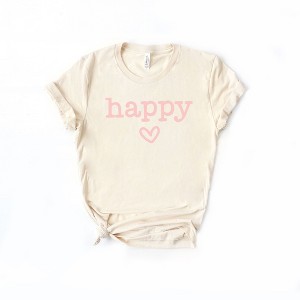 The Juniper Shop Happy Heart Girls Short Sleeve Tee - 1 of 2