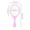 Unique Bargains Flower Pattern Handheld Mirror 1 Pc - 2 of 4