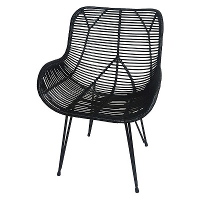 black wicker chair target