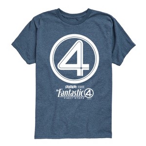 Boys' - Marvel - Fantastic Four Circle Logo Short Sleeve Graphic T-Shirt - 1 of 4