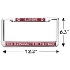 University of Chicago Mascot Full Size Standard License Plate Metal Frame - 4 of 4