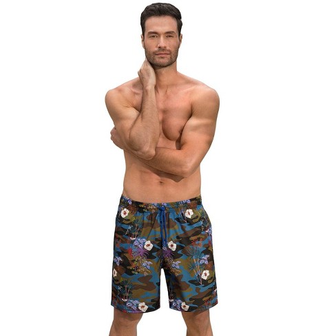 swim trunks made from recycled plastic