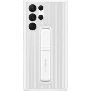 Samsung Galaxy S22 Ultra Protective Standing Cover, High Protection Case, 2 Detachable Kickstands, 2 Viewing Angles, US Version, White, EF-RS908CWEGUS - 1 of 4