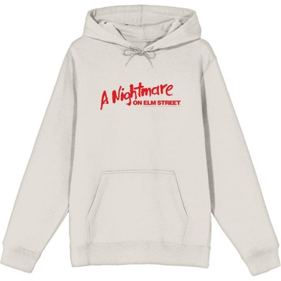 A Nightmare On Elm Street Logo Adult Long Sleeve Hoodie