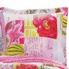 Love Letters Reversible Standard Sham 20" x 26" Multicolor by Greenland Home Fashion - 2 of 4