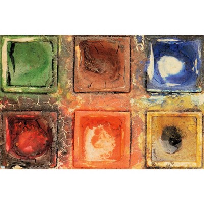 Trends International Tom Quartermaine - Lovely Old and Used Paints Unframed Wall Poster Prints