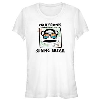 Junior's Women Paul Frank Spring Break Julius the Monkey T-Shirt