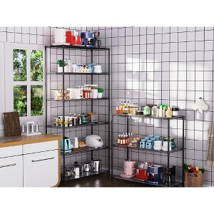 2 Pack 3 Tier Shelf Wire Shelving Unit, NSF Heavy Duty Wire Shelf Metal Large Storage Shelves Height Adjustable Utility - 1 of 4
